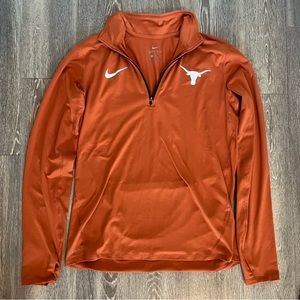 Nike Texas Longhorns Dri Fit Quarter-Zip